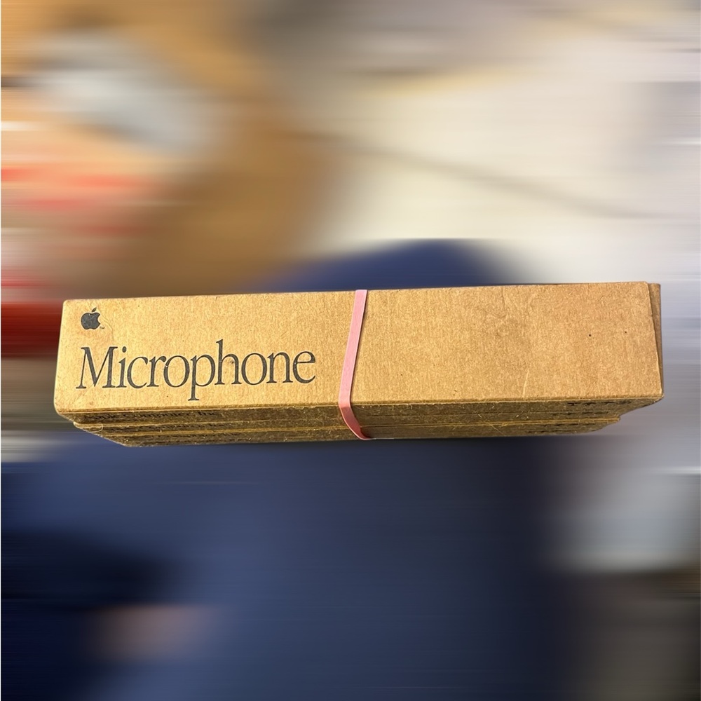 4 Apple Brown Computer Microphone
